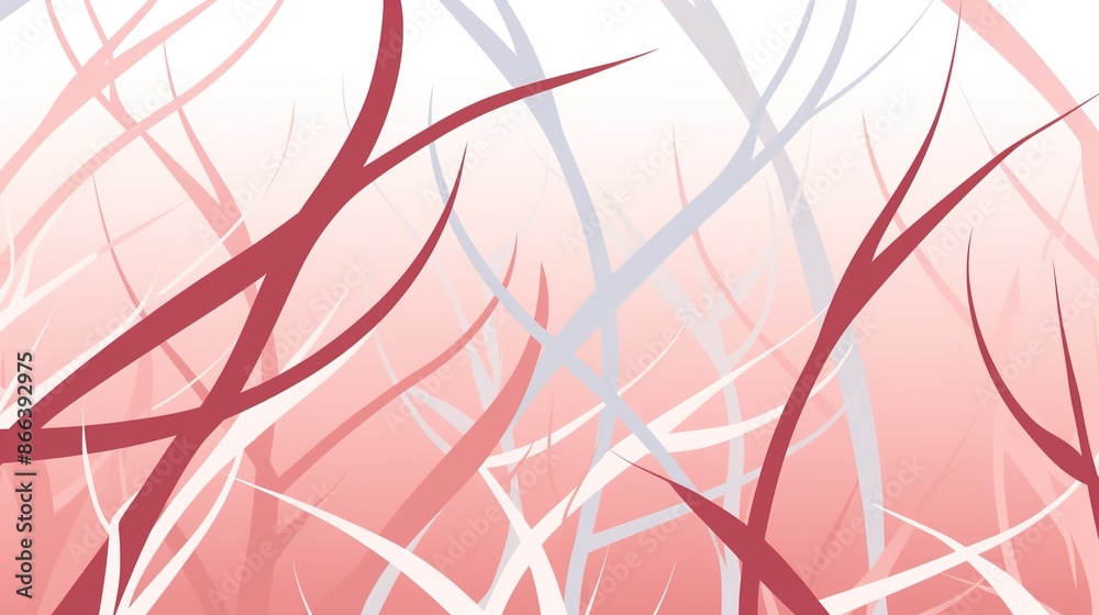 Botanical abstract background with simple and clean design Botanical abstract background with simple and clean design