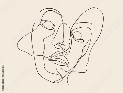 Minimalist Elegance: One-Line Symbolic Abstraction in Black on White