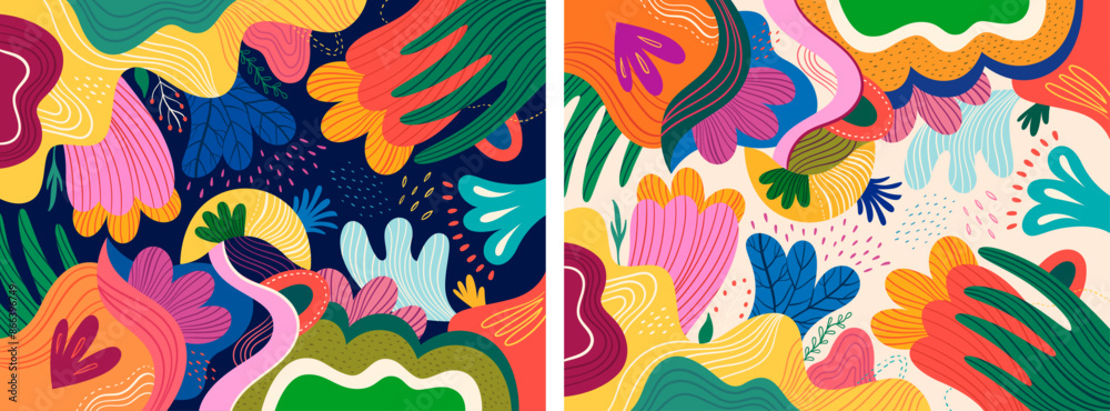 custom made wallpaper toronto digitalElegant notebook covers, cases. Beautiful flower pattern with flowers, leaves, flower compositions. Trendy colorful background. Beautiful flower collection of posters. Carnival background