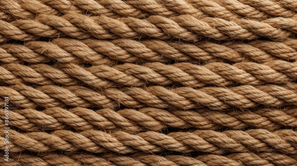 Close-up of Intertwined Rope Texture Close-up of Intertwined Rope Texture