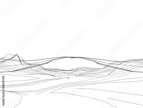 The Timeless Span: A Narrative of Evolution and Unity in a Single, Continuous Line