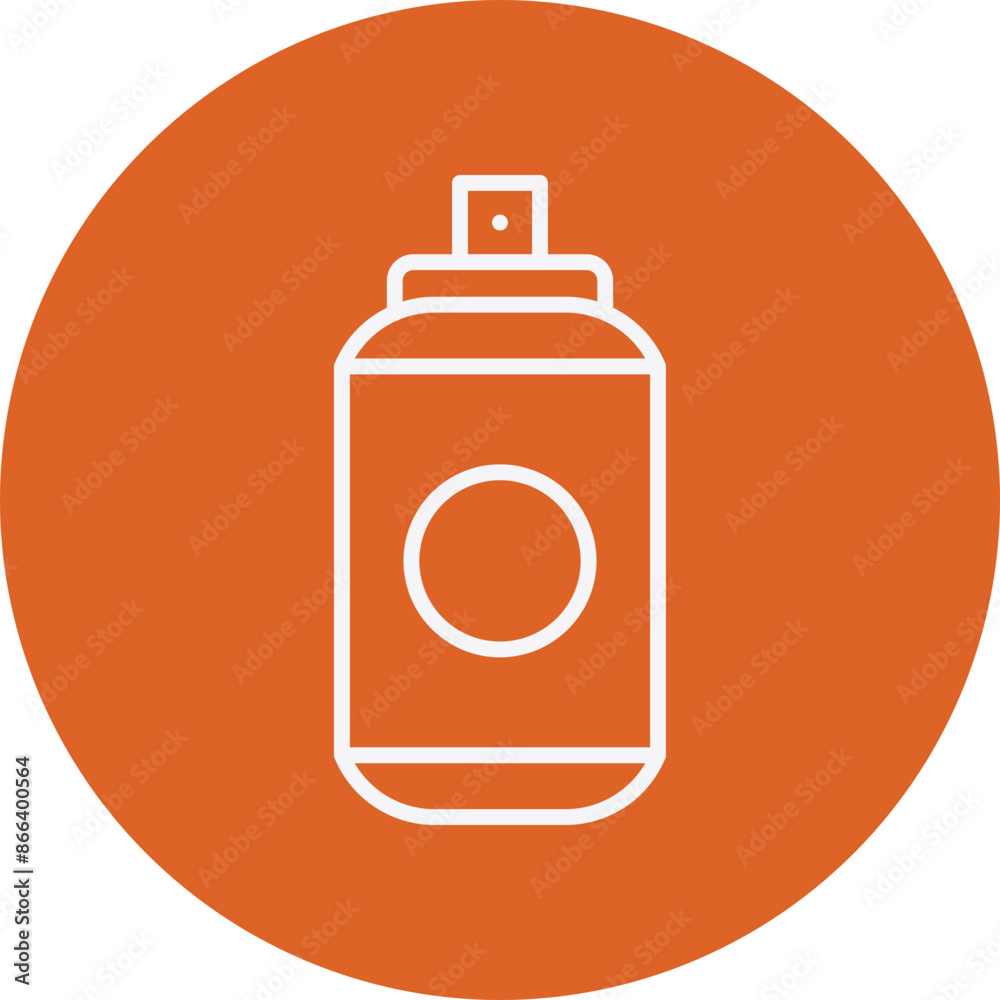 Spray paint line circle icon Spray paint line circle icon