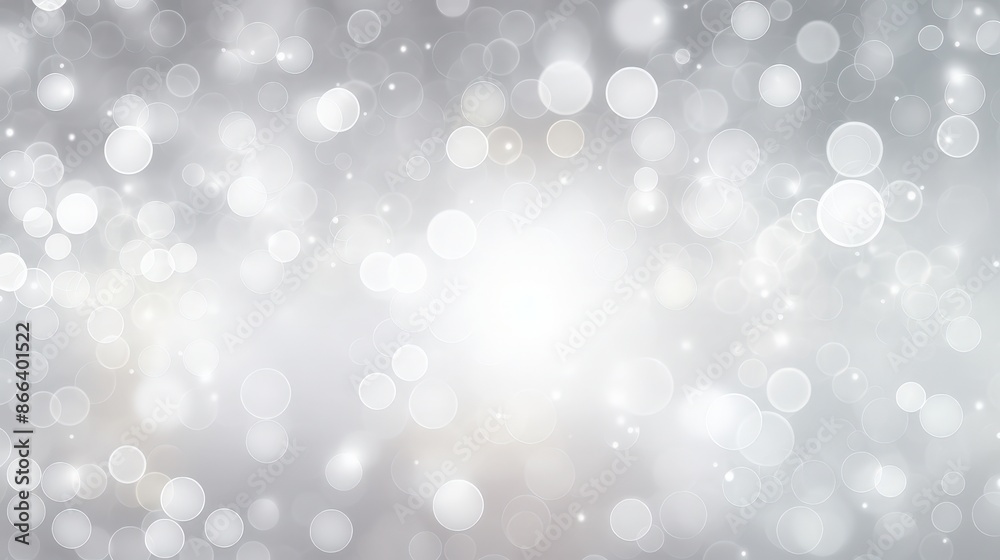 Abstract Silver Bokeh Background Abstract Silver Bokeh Background