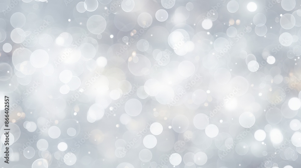 Abstract Silver and White Bokeh Background Abstract Silver and White Bokeh Background