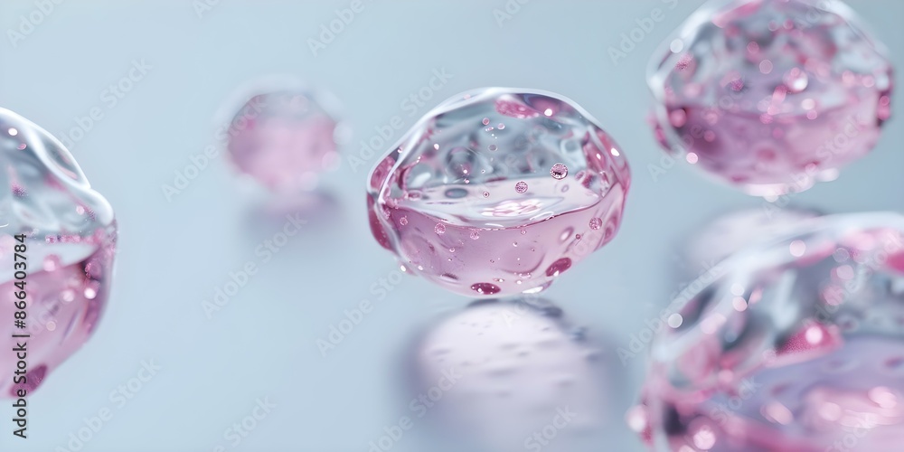 3D highdefinition visuals of embryonic stem cells demonstrate advanced cellular therapy. Concept Stem Cell Therapy, 3D Visualization, Biomedical Imaging, Cell Regeneration, Medical Technology