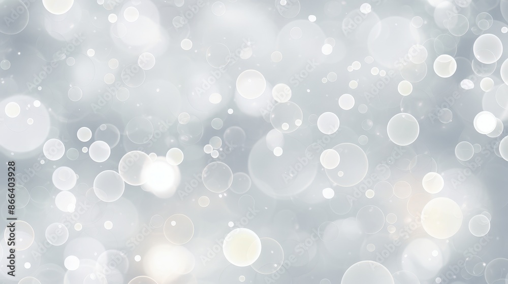 Silver and White Bokeh Background Silver and White Bokeh Background