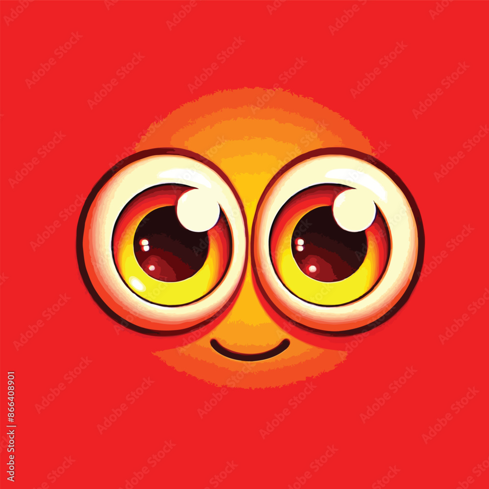 funny cartoon face or emoji for jokes day