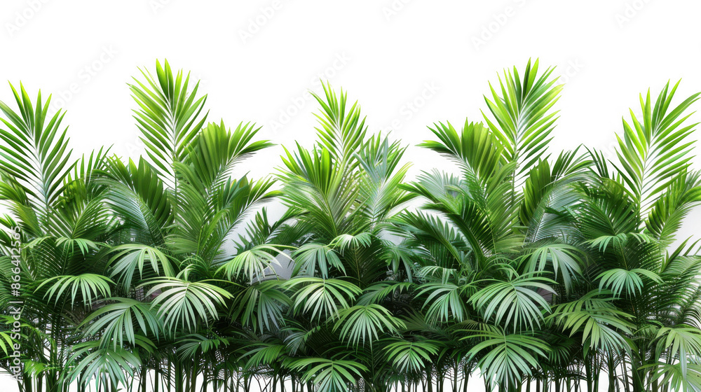 Fototapeta premium Tall Dense Palm Trees