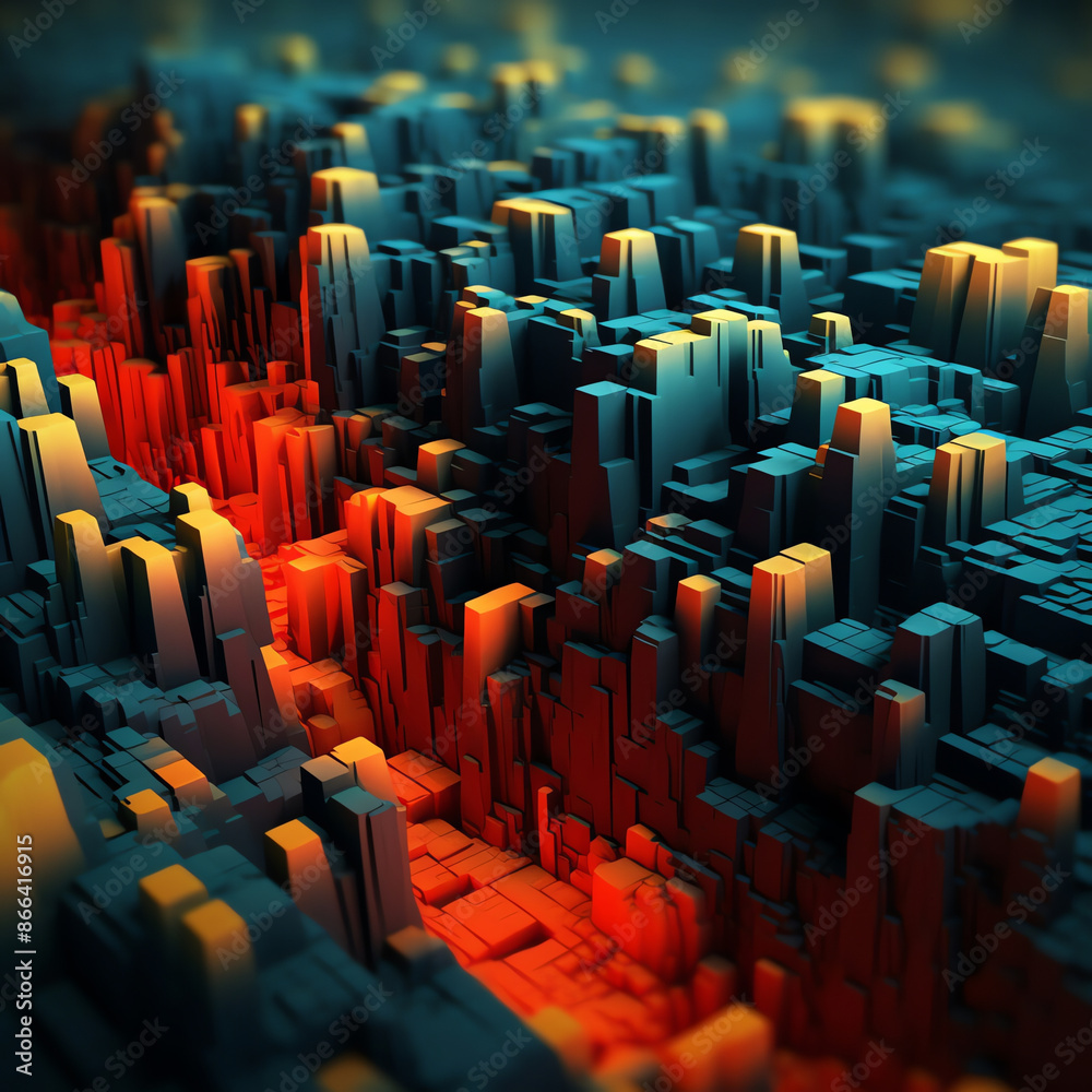 Obraz premium 3d abstract background