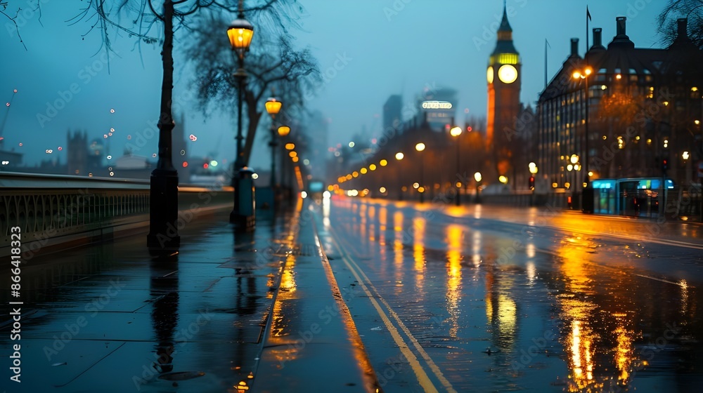 Fototapeta premium rainy scenery