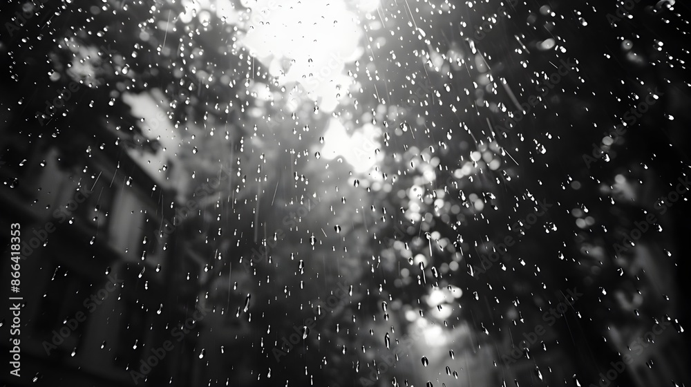 Obraz premium rainy scenery