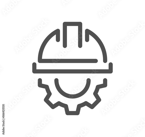 Engineering related icon outline and linear vector.	
