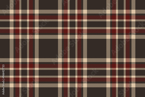 Plaid background, check seamless pattern. Vector fabric texture for textile print, wrapping paper, gift card or wallpaper.