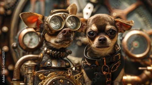  Steampunk Chihuahua