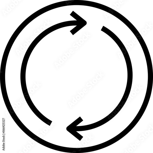 refresh icon. reload icon. rotation vector illustration
