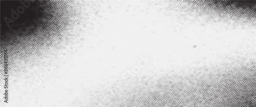 Noise grain background, pointillism dots gradient or dotwork pattern, vector stipple effect