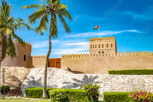 The fort at Al-Hujrah in Sohar, Oman photo