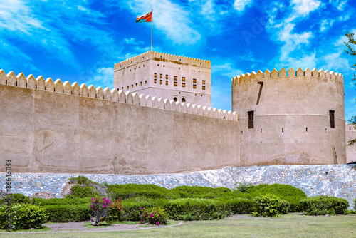 The fort at Al-Hujrah in Sohar, Oman