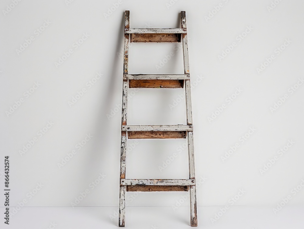 model of an extension ladder, positioned on a white surface to highlight its role in providing access to elevated areas on construction sites. model of an extension ladder, positioned on a white surface to highlight its role in providing access to elevated areas on construction sites.