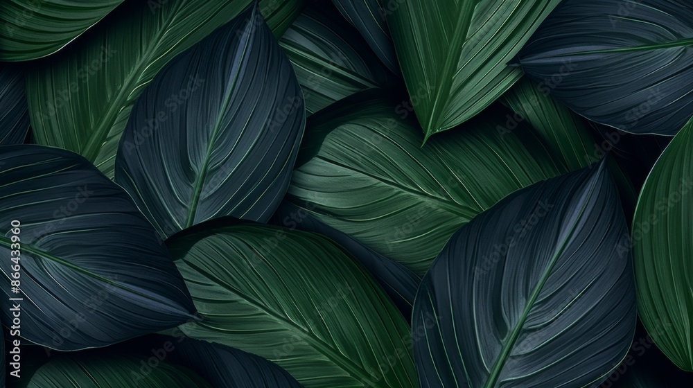 A visually striking image showing a dense grouping of lush green leaves against a dark background, emphasizing the natural contrast and dynamic composition, ideal for vivid themes. A visually striking image showing a dense grouping of lush green leaves against a dark background, emphasizing the natural contrast and dynamic composition, ideal for vivid themes.