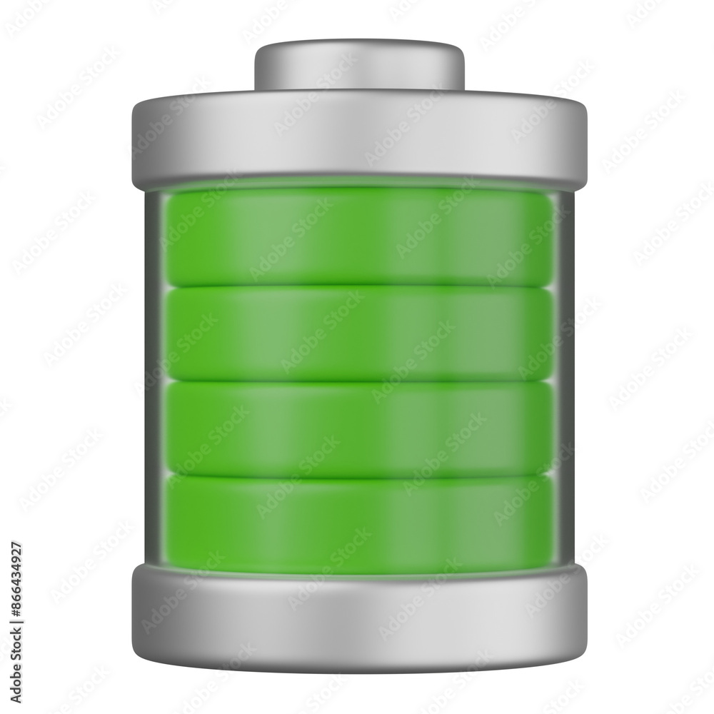 3d render  Battery  illustration
