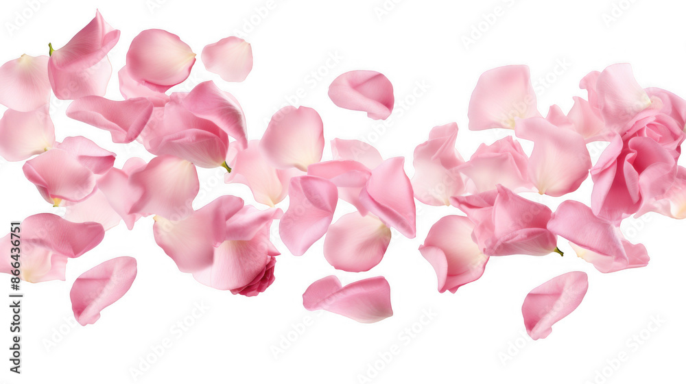 Cascade of Pink Rose Petals Cascade of Pink Rose Petals