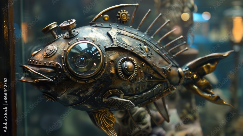Fototapeta premium Steampunk Surgeonfish