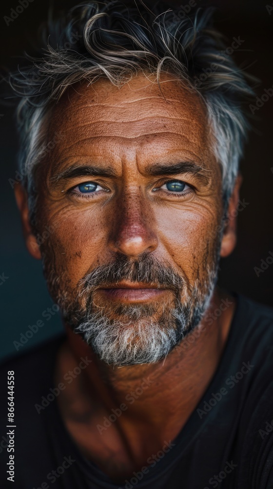 Middle-aged Australian man with a sun-kissed complexion Middle-aged Australian man with a sun-kissed complexion