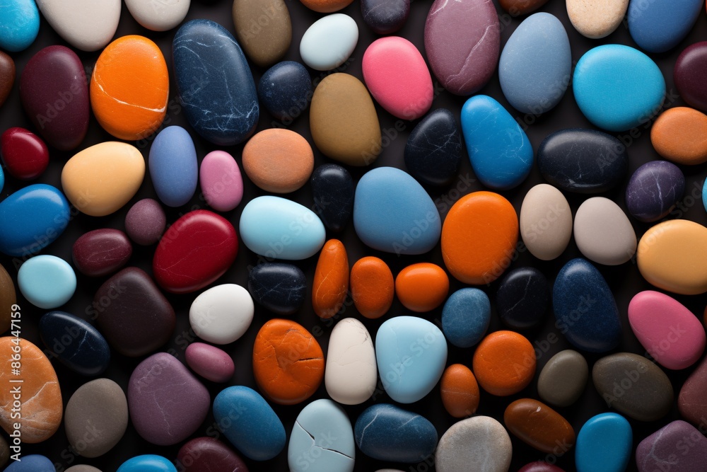 a group of colorful rocks a group of colorful rocks