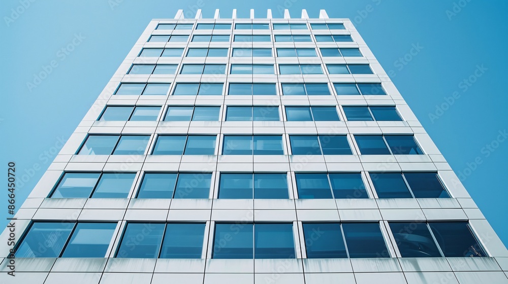 a low angle view of a building a low angle view of a building