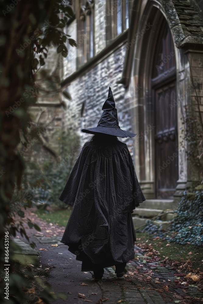 Naklejka premium A magical academy where young witches and wizards learn to harness their powers and uncover ancient secrets.