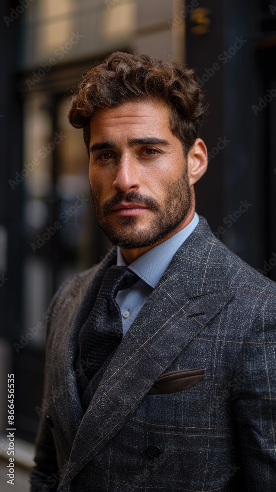 Spanish man with a suit, looking professional Spanish man with a suit, looking professional