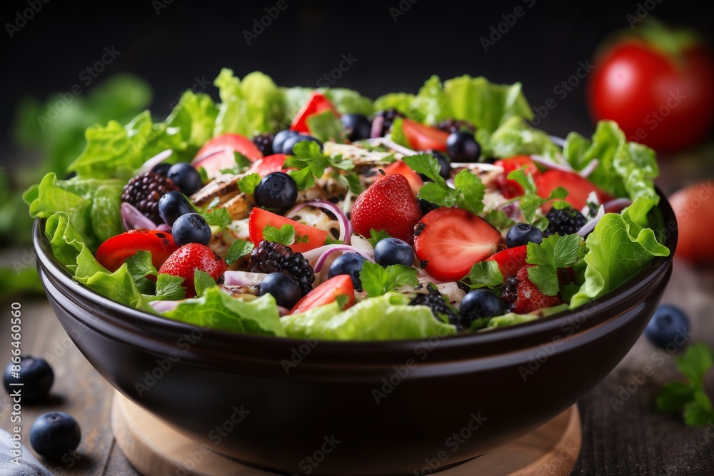 a plate with strawberries, grapes, blackberries, fresh juicy berries, rustic vintage style, the concept of fresh and healthy food a plate with strawberries, grapes, blackberries, fresh juicy berries, rustic vintage style, the concept of fresh and healthy food