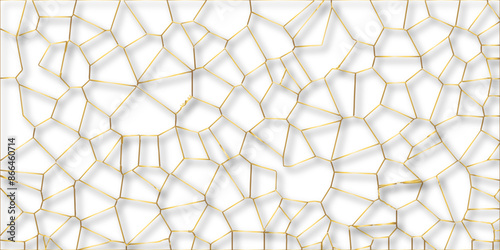 Abstract golden hexagon graphic ornament. arabian Stylish Seamless pattern on white background. Creative design. Design for book, notebook and calendar covers. high quality textile design, vector .	
