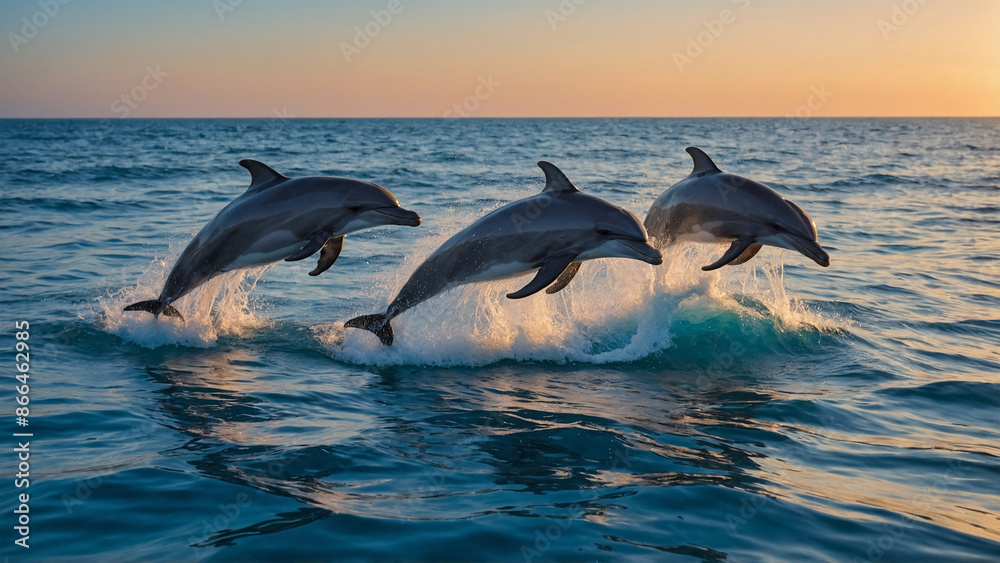 dolphin jumping out of water