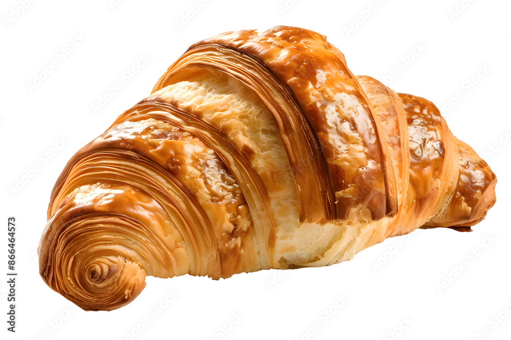 Croissant isolated on transparent background Croissant isolated on transparent background