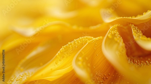 Wallpaper Mural Close-up of sunflower petals, filling the frame with vibrant yellow hues, ideal for a vivid and energetic background. Torontodigital.ca