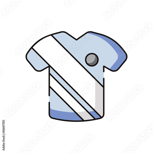 Soccer jersey vector icon