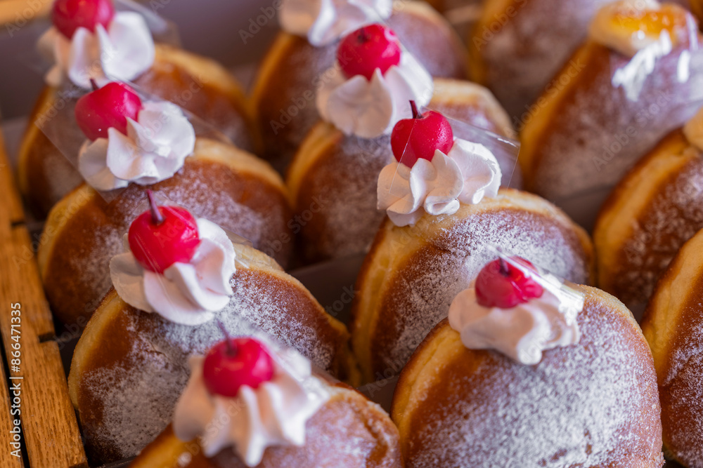 Obraz premium チェリードーナツ