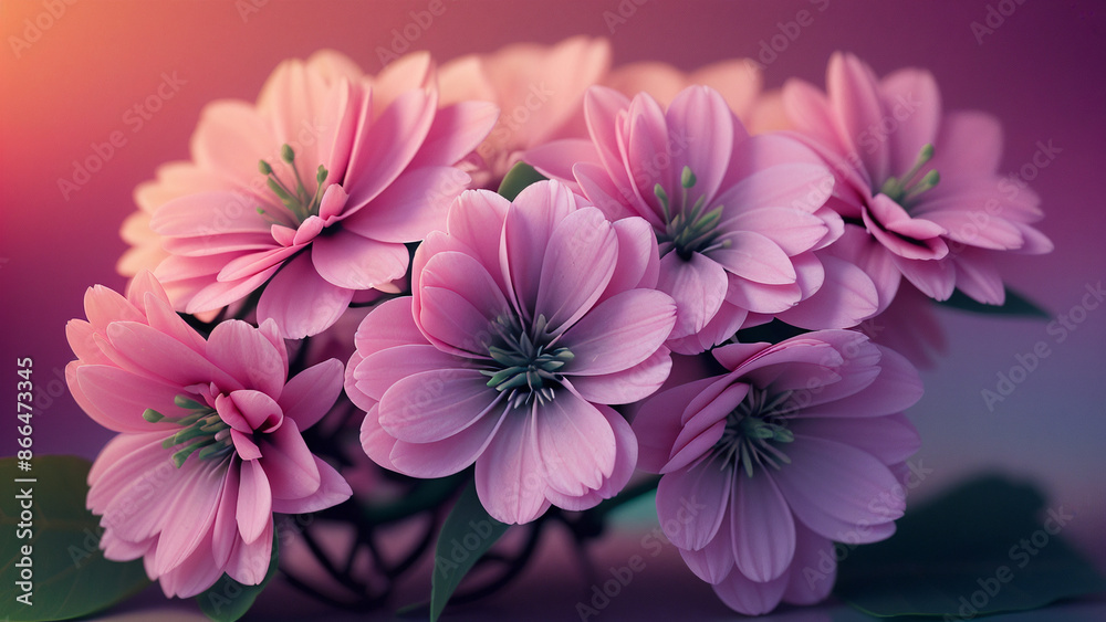 a bunch of pink flowers a bunch of pink flowers