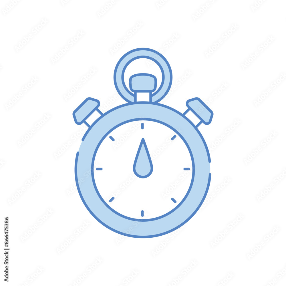 Stopwatch vector icon Stopwatch vector icon