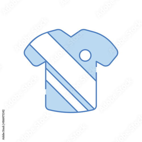 Soccer jersey vector icon