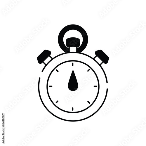Stopwatch vector icon