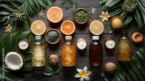 Herbal extracts for healthy hair.