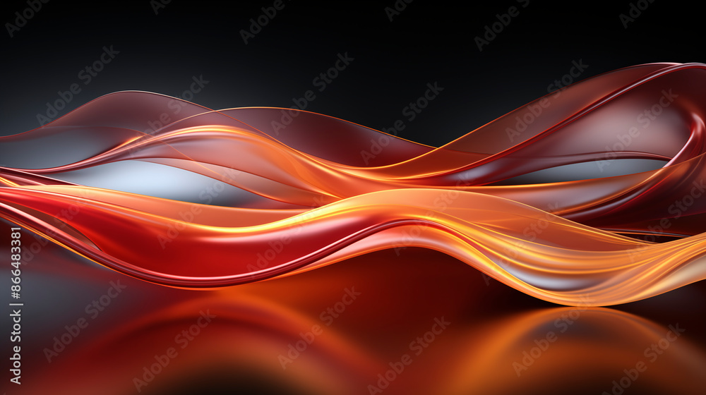 Obraz premium Elegant abstract lines and shapes for website backgrounds or other applications.