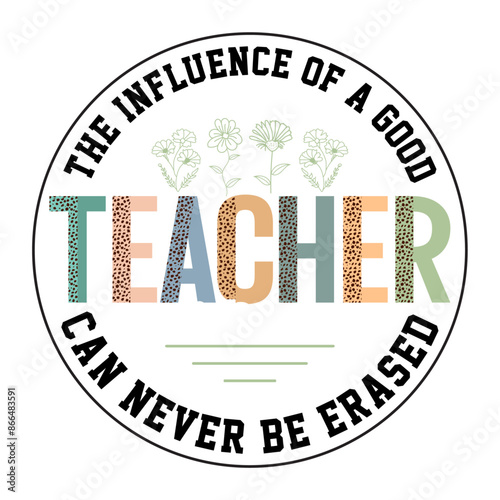 Retro Teacher Quotes Leopard Design, Teacher groovy t-shirt design, teacher appreciation, teacher nutrition facts design