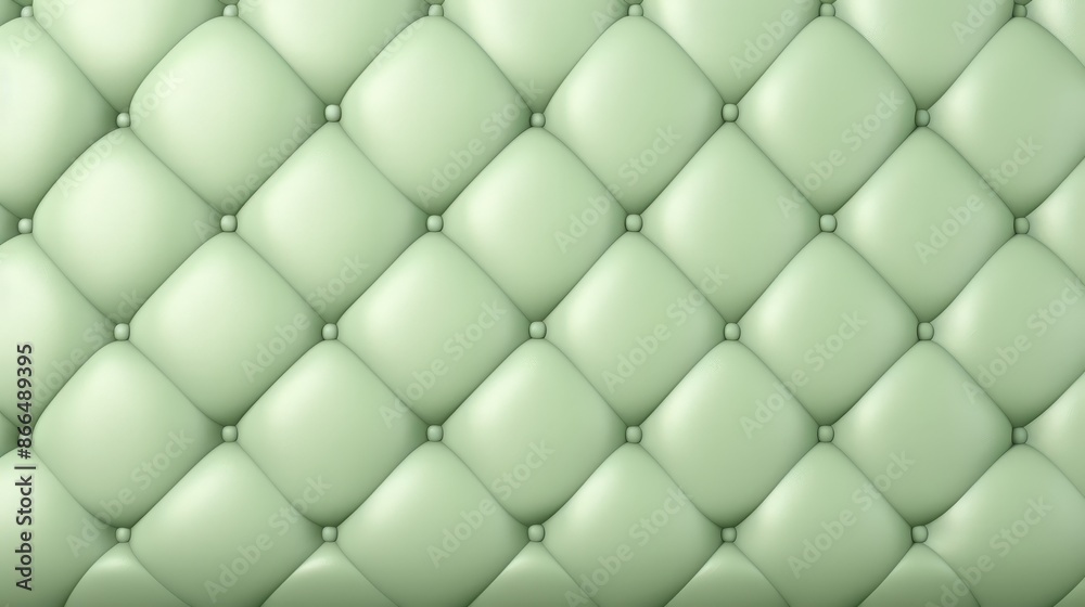 Abstract Green Upholstery with Diamond Stitching Abstract Green Upholstery with Diamond Stitching