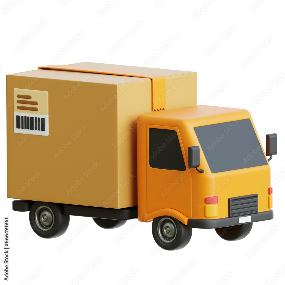 Delivery Truck 3d Illustration Delivery Truck 3d Illustration