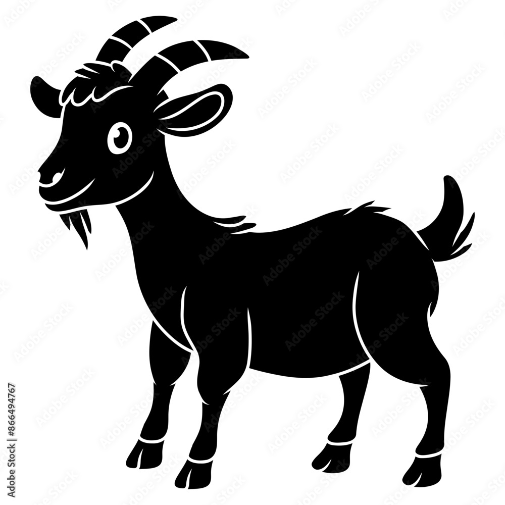 goat animal cartoon goat animal cartoon