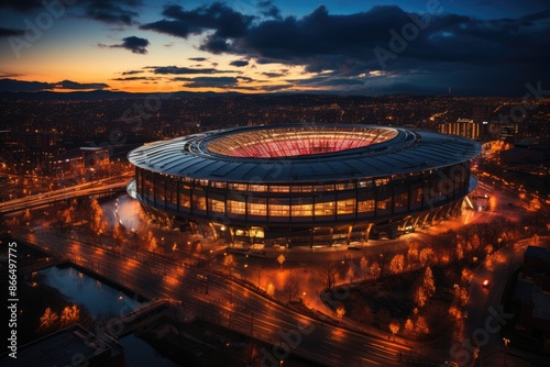 Obraz na płótnie Barcelona, ??Spain, Camp Nou, the FC Barcelona stadium., generative IA w salonie